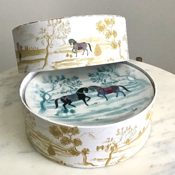 Anthropologie Plates Set of Four Decaled Stoneware New In Box - Picture 8 of 10